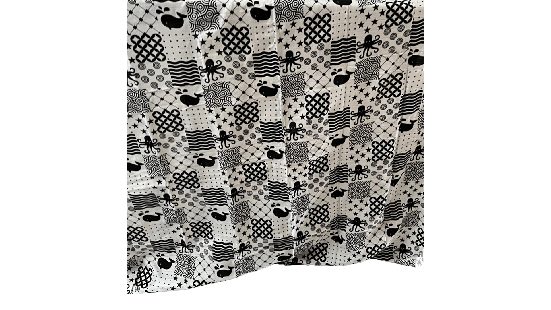 Black and White Super Sensory Muslin